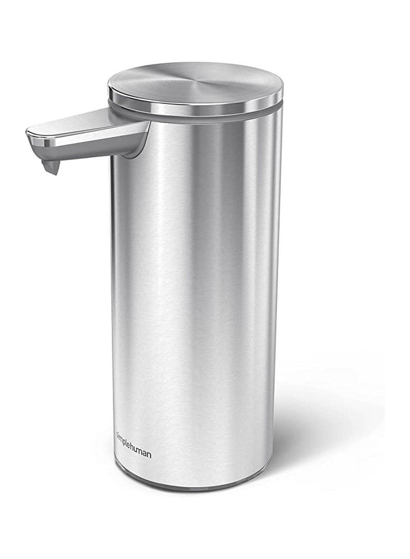 Simplehuman Touch-Free Rechargeable Sensor Liquid Soap Pump Dispenser Brushed Stainless Steel